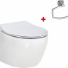 Комплект унитаз BelBagno Prospero + Держатель туалетной бумаги Art&Max Vita AM-G-7835A 