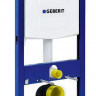 Система инсталляции для унитазов Geberit Duofix UP320 111.300.00.5 с белой кнопкой смыва, шумоизоляц 