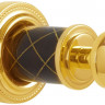 Мусорное ведро Boheme Murano 10914-W-G, золото с белым 