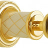 Мусорное ведро Boheme Murano 10914-W-G, золото с белым 