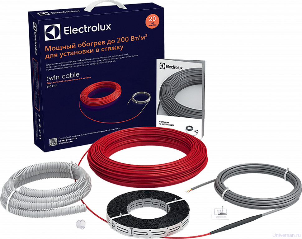 Теплый пол Electrolux Twin Cable ETC 2-17-200 