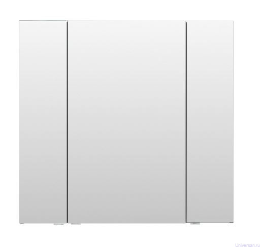 Зеркало-шкаф Aquanet Алвита 90 серый антрацит 