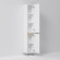 M85ACSR0306WG X-Joy, шкаф-колонна, напольный, правый, 30 см, двери, цвет: белый, глянец 