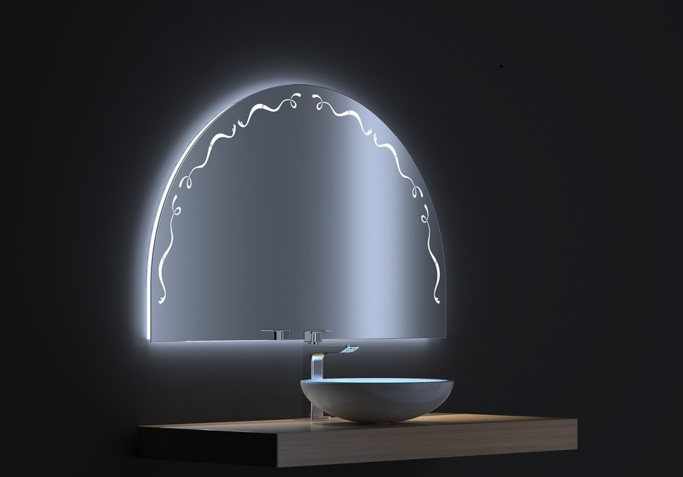 Зеркало De Aqua Эскалада 117 с LED подсветкой 