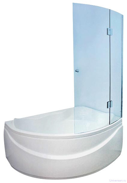 Шторка на ванну Aquanet Jamaica 160 (R) 
