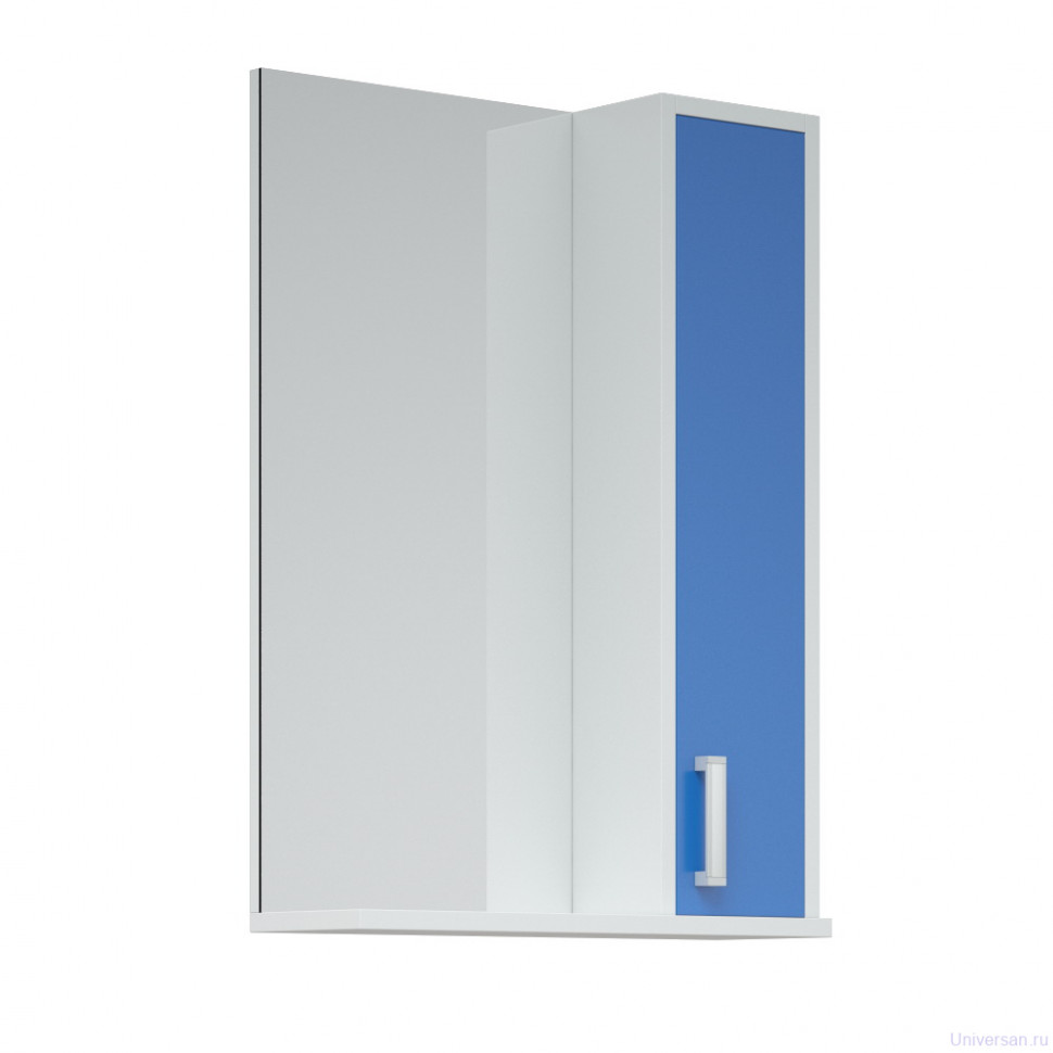Зеркало-шкаф Corozo Колор 50 белый/синий 