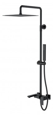 Стойка для душа Boheme Qubic 478-B Matt Black