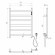 Полотенцесушитель электрический WONZON & WOGHAND, Брашированное золото (WW-A405-BG) 