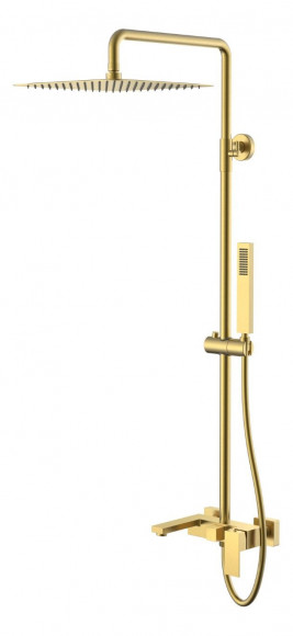 Стойка для душа Boheme Qubic 478-MG Matt Gold 