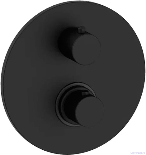 Термостат Paffoni Light LIQ019NO для душа (с внутренней частью) черный матовый 