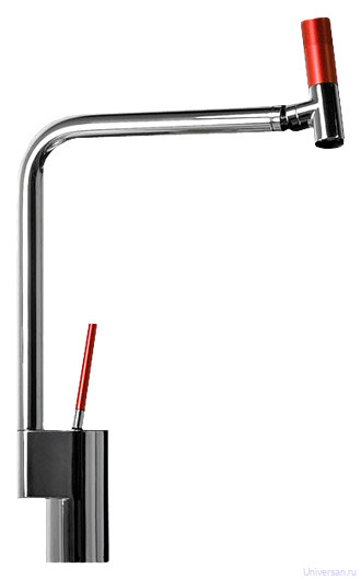 Смеситель Webert 360 TS920302 цветная ручка для кухонной мойки 