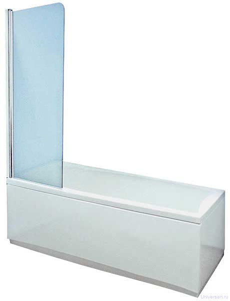 Шторка на ванну Aquanet AQ6 Cariba (прозрачное стекло) 
