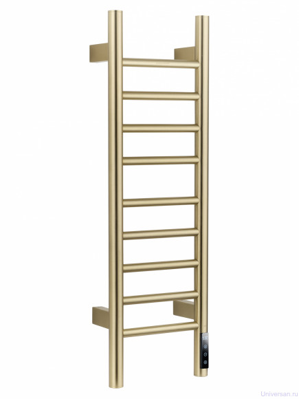 Полотенцесушитель электрический WONZON & WOGHAND, Брашированное золото (WW-AL4092-BG) 