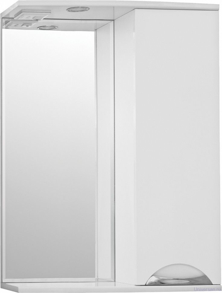 Зеркало-шкаф Style Line Жасмин 60/С белый 