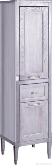 Шкаф-пенал ASB-Woodline Гранда 40 R, серый 