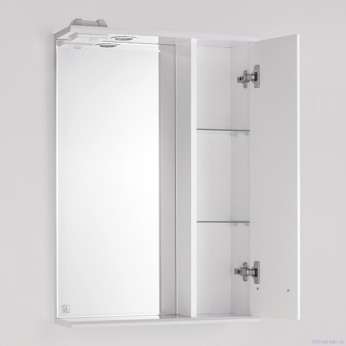 Зеркало-шкаф Style Line Ирис 55/С белый 