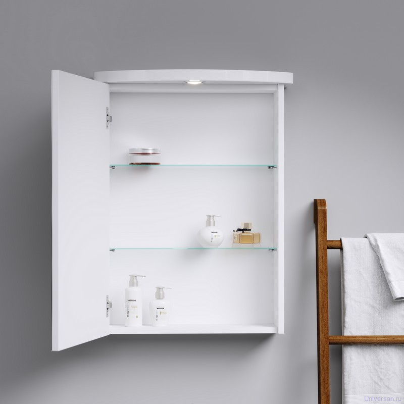 Зеркало-шкаф Aqwella Ultra Luxe 55 с подсветкой 