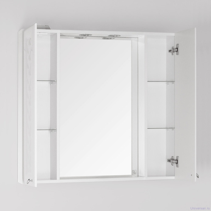 Зеркало-шкаф Style Line Канна 90/С белый 