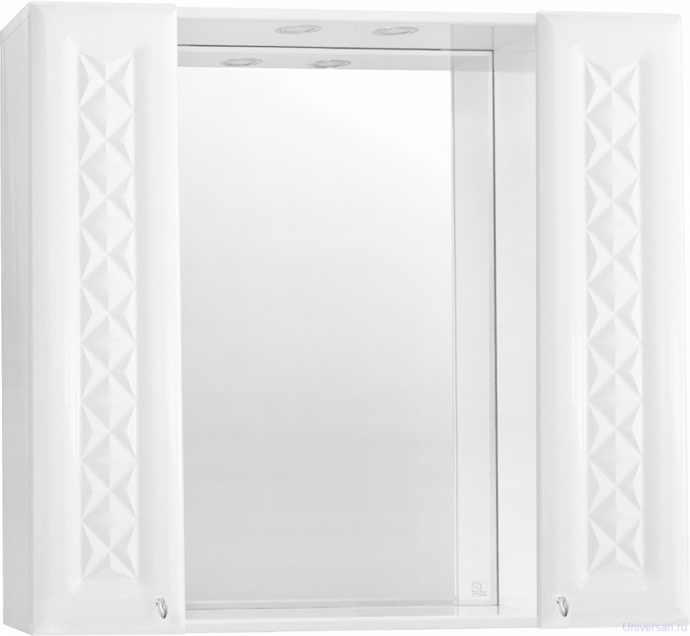 Зеркало-шкаф Style Line Канна 90/С белый 