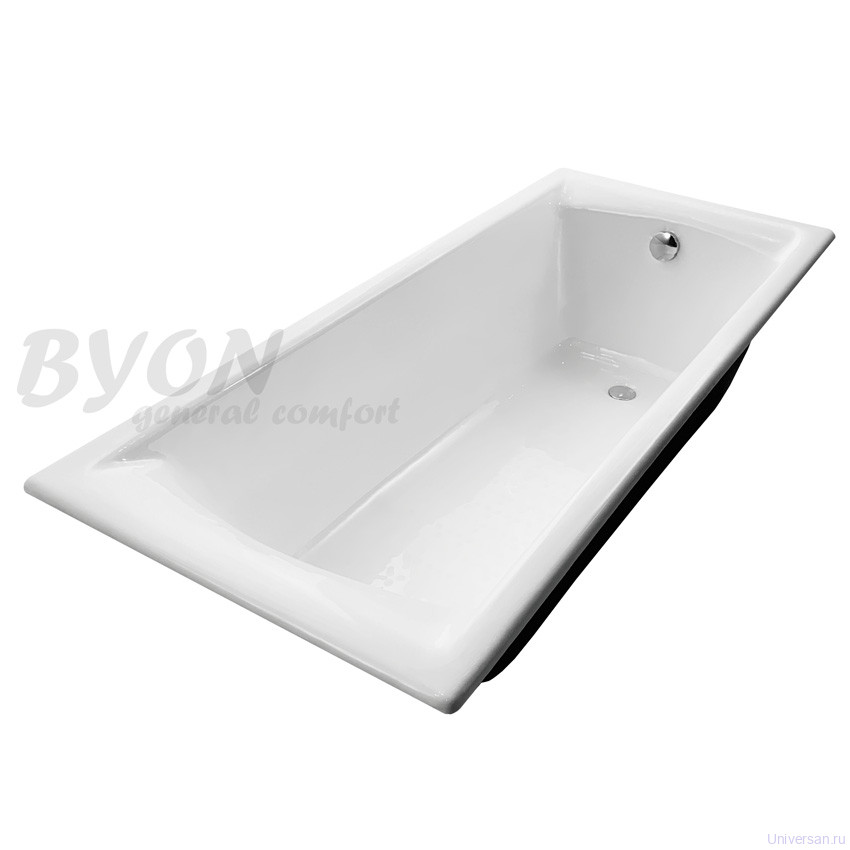 Чугунная ванна Byon Milan 180x80 см 