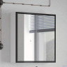 Зеркало-шкаф Corozo Айрон 60 черный/белый 