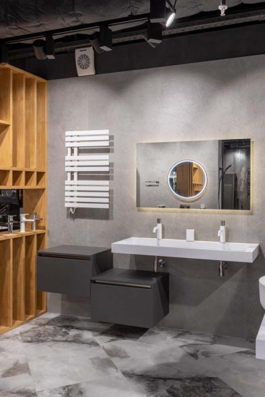 Зеркало с тыльной подсветкой 110х65 Armadi Art Moderno FLAT RFL110 