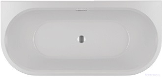 Акриловая ванна Riho Desire Back2wall BD07220S1WI1170 180х84 белая/черная матовая Sparkle с LED 
