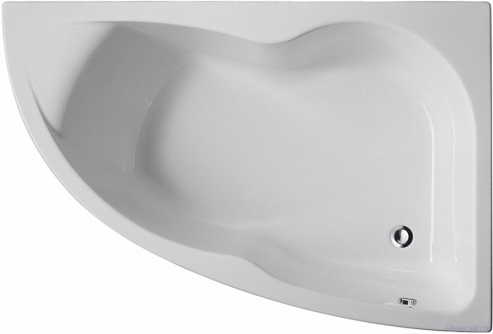 Акриловая ванна Jacob Delafon Micromega Duo 150x100 R + слив-перелив 