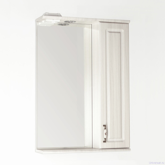 Зеркало-шкаф Style Line Олеандр-2 55/С Люкс, рельеф пастель 