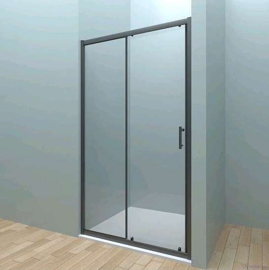 Душевая дверь в нишу Veconi Vianno VN-72 110х190, прозрачное стекло 