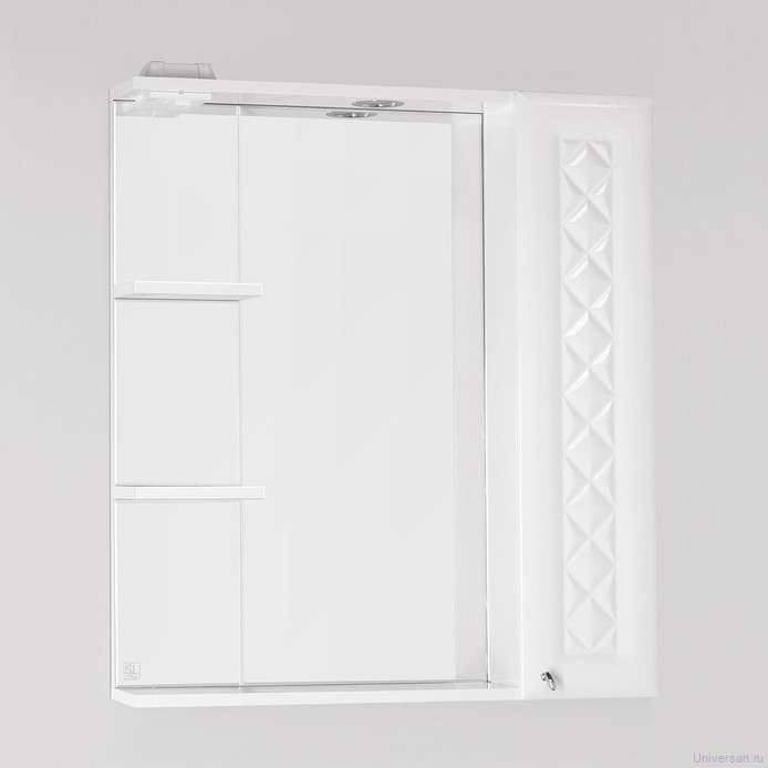 Зеркало-шкаф Style Line Канна 75/С белый 