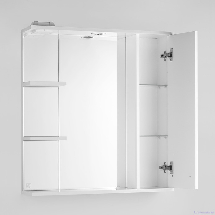 Зеркало-шкаф Style Line Венеция 75/С белый 