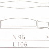 Шкаф-пенал Style Line Олеандр-2 36 Люкс, рельеф пастель 