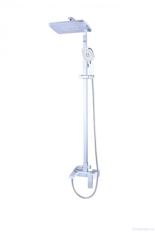 Душевая стойка Grocenberg Shower GB7007 белый/хром 