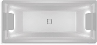 Акриловая ванна Riho Still Square BR01C0500K00132 180х80 LED (через перелив) 