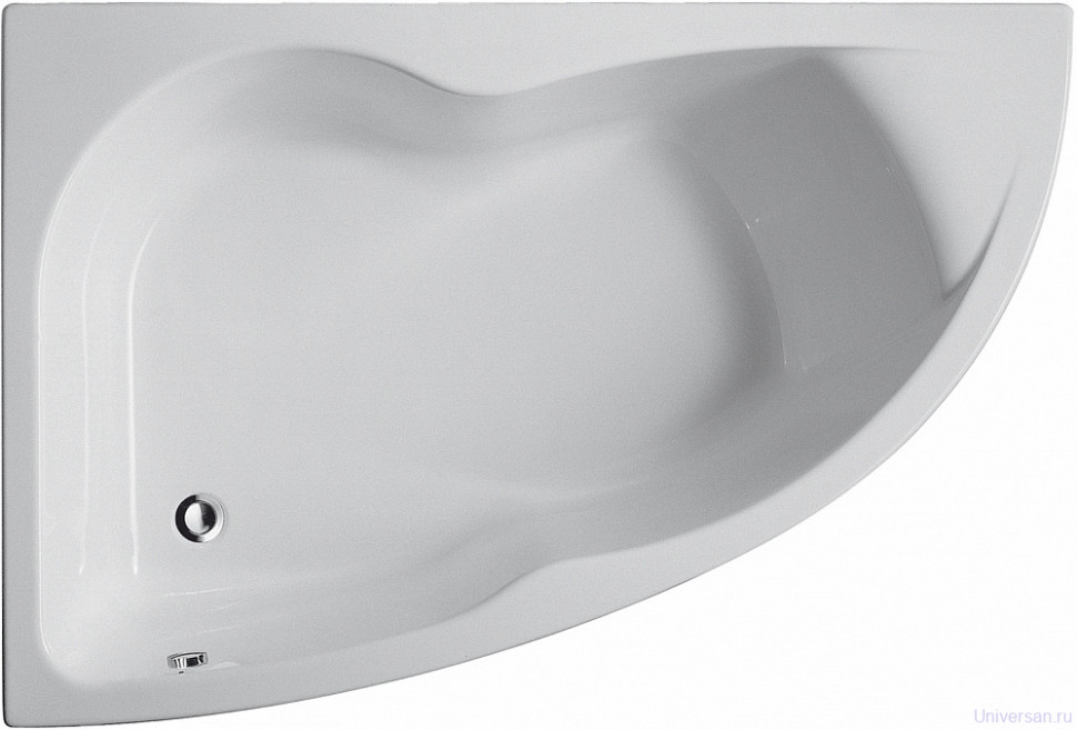 Акриловая ванна Jacob Delafon Micromega Duo 150x100 L + слив-перелив 