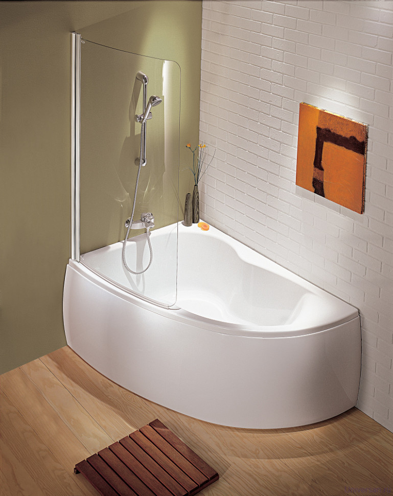 Акриловая ванна Jacob Delafon Micromega Duo 150x100 L + слив-перелив 