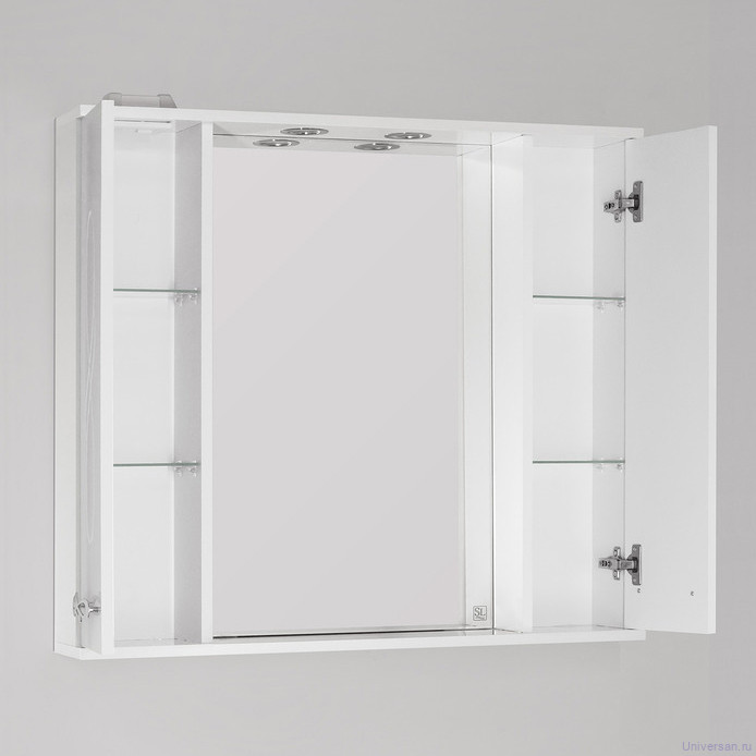 Зеркало-шкаф Style Line Венеция 90/С белый 