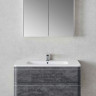 Мебель для ванной Vincea Alba 1000 подвесная, 2 ящика, Stone (белая раковина) 