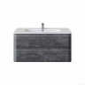 Мебель для ванной Vincea Alba 1000 подвесная, 2 ящика, Stone (белая раковина) 