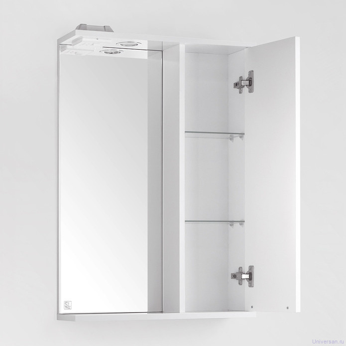 Зеркало-шкаф Style Line Жасмин 55/С белый 