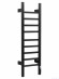 Полотенцесушитель электрический WONZON & WOGHAND, Черный матовый (WW-AL4092-MB) 