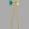 Гигиенический душ со смесителем ALMAes Agata AL-877-08 золото 