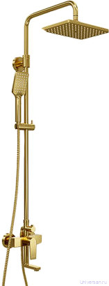 Душевая стойка WasserKRAFT Aisch A15501 золото матовое 
