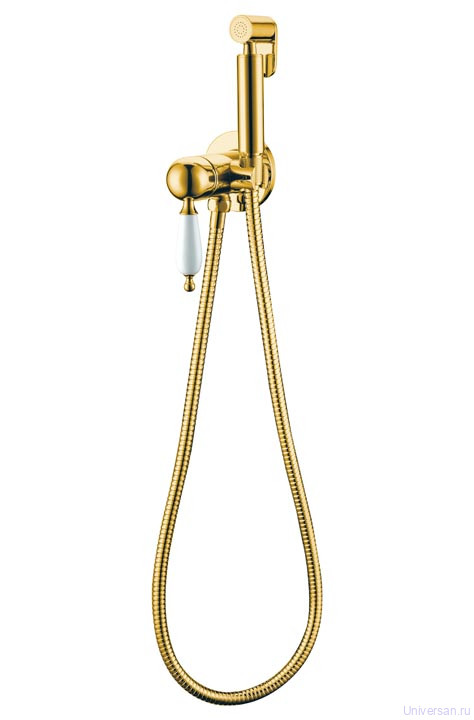 Гигиенический душ Boheme Imperiale 435 со смесителем, золото 