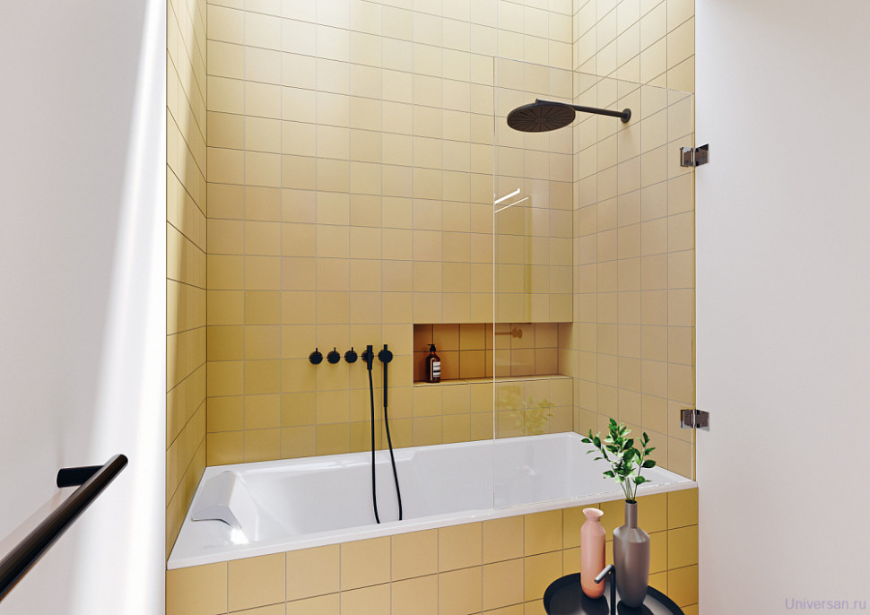 Акриловая ванна Riho Still Shower BR05C0500K00130 180х80 с LED (через перелив) 