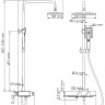 Душевая стойка WasserKRAFT A11301 Thermo 