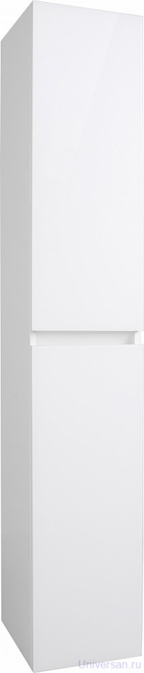 Шкаф-пенал Style Line Даймонд Люкс Plus подвесной, белый 