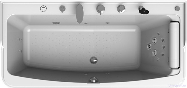 Акриловая ванна Radomir Винченцо Специальный Chrome 180x85 