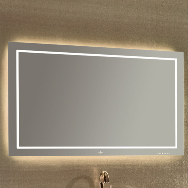 Зеркало Villeroy & Boch Finion G6001200 120 см, с настенным освещением + пульт 